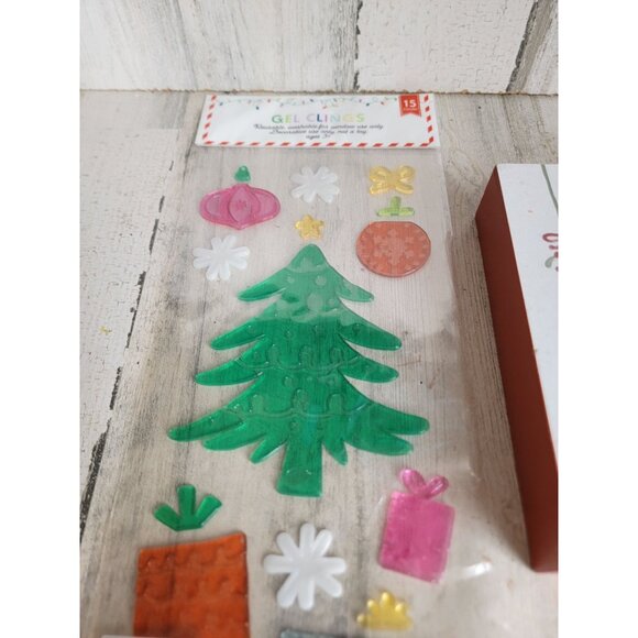 Meet me under mistletoe picture box Xmas tree window cleaning set unique - Picture 4 of 7